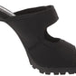 Steve Madden Women's VOIDED Heeled Sandal, Black, 6