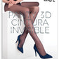 3D Pantyhose - High Flat Invisible Waistband - 30 den